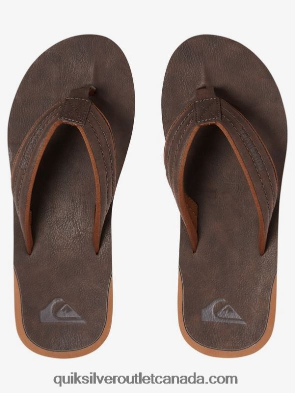CA Quiksilver Men Carver Nubuck Sandals demitasse - solid TX4R2919