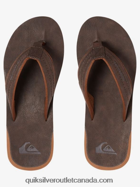 CA Quiksilver Men Carver Nubuck Sandals demitasse - solid TX4R2919