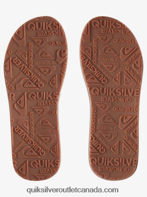 CA Quiksilver Men Carver Nubuck Sandals solid black TX4R2913