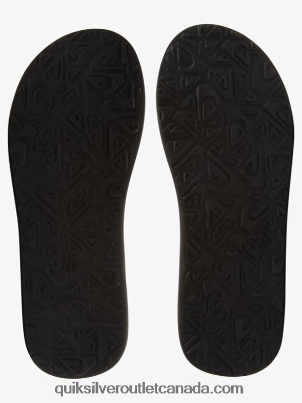 CA Quiksilver Men Carver Print Sandals black/blue/grey TX4R2615