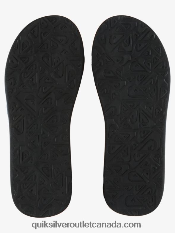 CA Quiksilver Men Carver Print Sandals blue/black TX4R2616