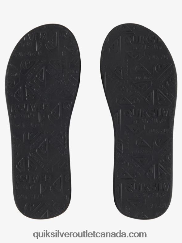 CA Quiksilver Men Carver Print Sandals brown 1 TX4R2617