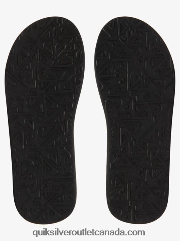 CA Quiksilver Men Carver Print Sandals green 1 TX4R2613
