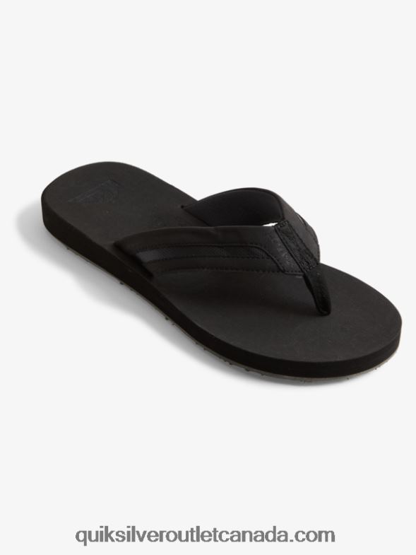 CA Quiksilver Men Carver Squish Luxe Sandals black/grey TX4R21830