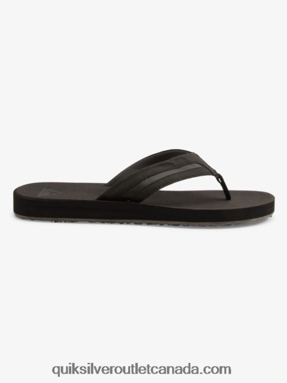 CA Quiksilver Men Carver Squish Luxe Sandals black/grey TX4R21830