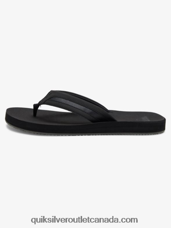 CA Quiksilver Men Carver Squish Luxe Sandals black/grey TX4R21830