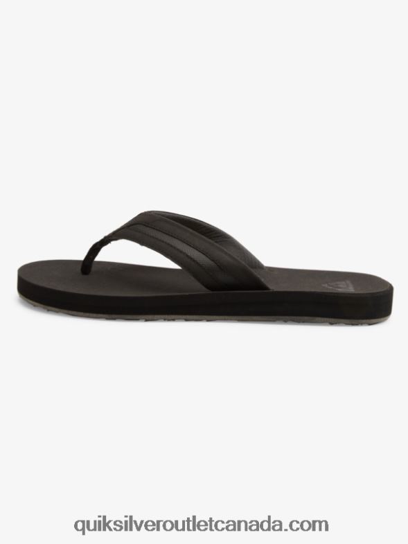 CA Quiksilver Men Carver Squish Luxe Sandals black/grey TX4R21830