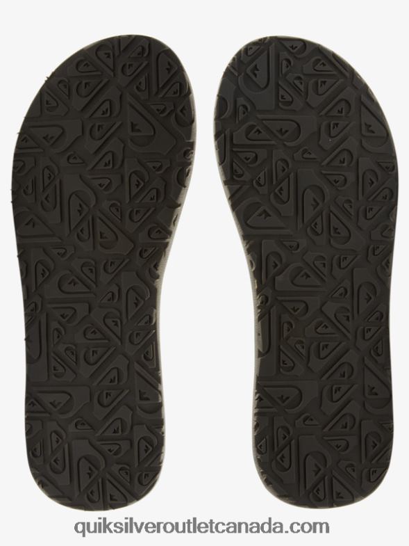 CA Quiksilver Men Carver Squish Luxe Sandals black/grey TX4R21830