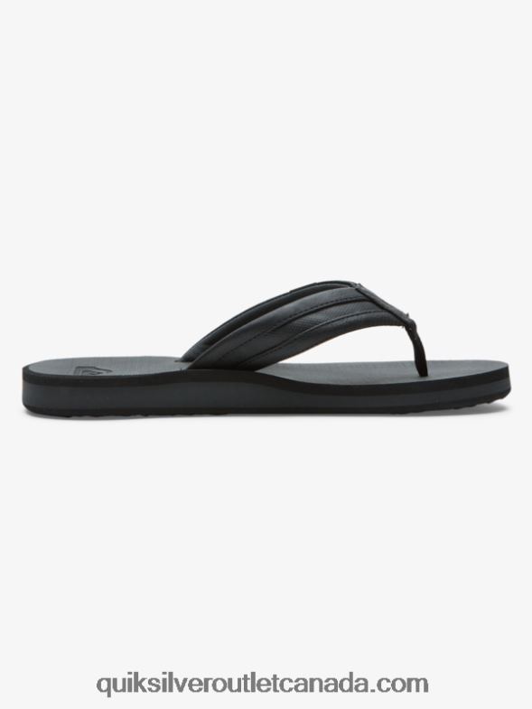 CA Quiksilver Men Carver Squish Sandals black TX4R2938