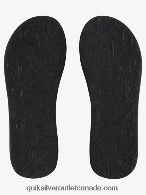 CA Quiksilver Men Carver Squish Sandals black TX4R2938