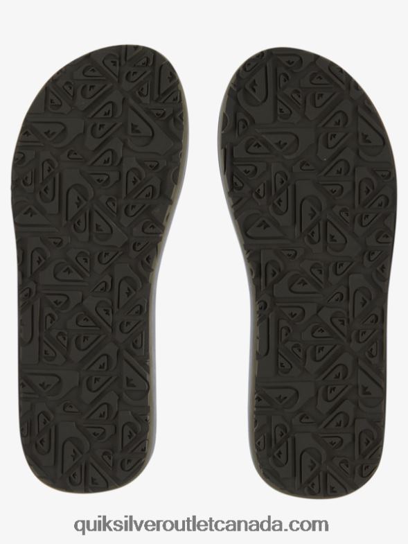 CA Quiksilver Men Carver Suede Core Sandals black TX4R2879