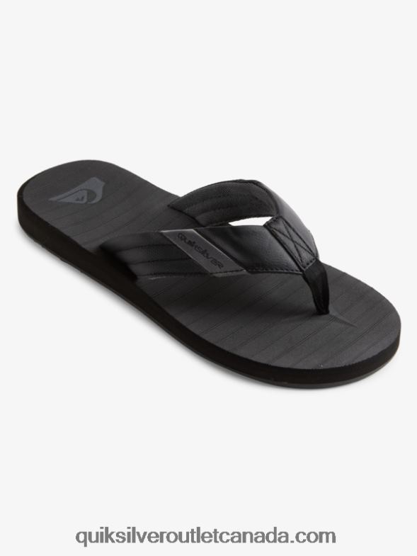 CA Quiksilver Men Carver Tropics Sandals black/grey TX4R21296