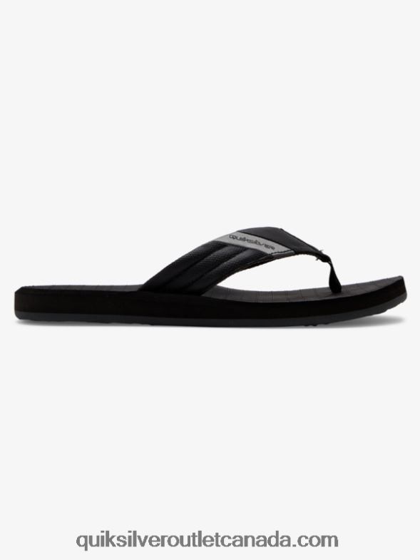 CA Quiksilver Men Carver Tropics Sandals black/grey TX4R21296