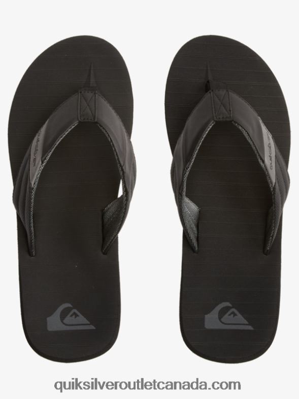 CA Quiksilver Men Carver Tropics Sandals black/grey TX4R21296
