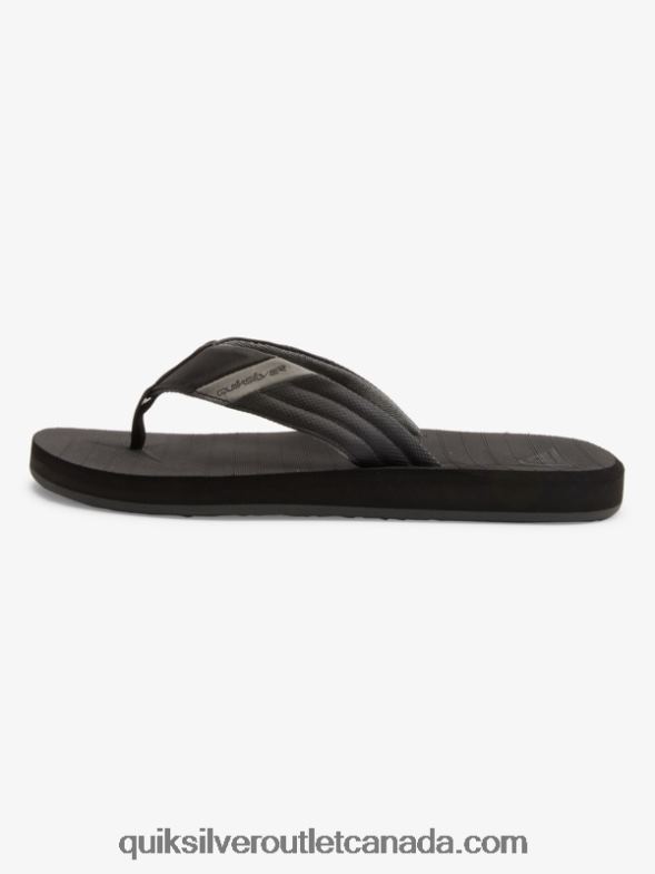 CA Quiksilver Men Carver Tropics Sandals black/grey TX4R21296