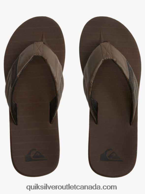 CA Quiksilver Men Carver Tropics Sandals brown/black TX4R21297
