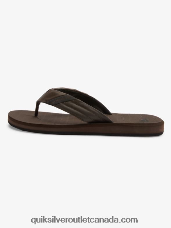 CA Quiksilver Men Carver Tropics Sandals brown/black TX4R21297