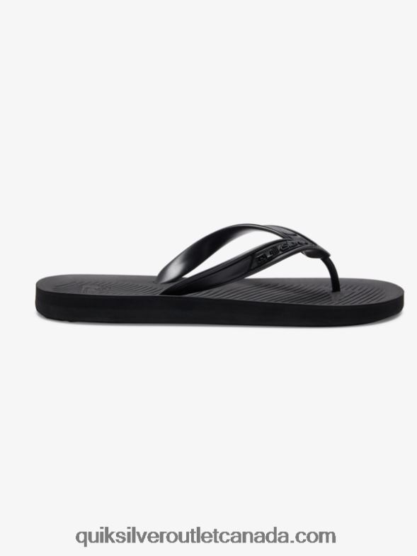 CA Quiksilver Men Haleiwa Core Flip-Flops black TX4R2950
