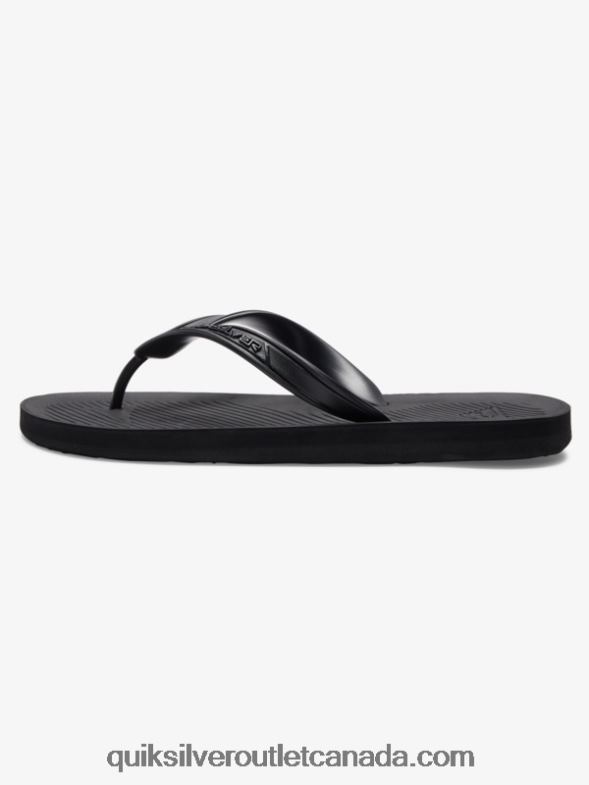 CA Quiksilver Men Haleiwa Core Flip-Flops black TX4R2950