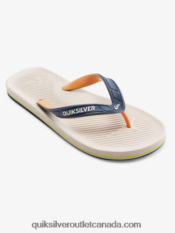 CA Quiksilver Men Haleiwa Flip-Flops blue 1 TX4R21651