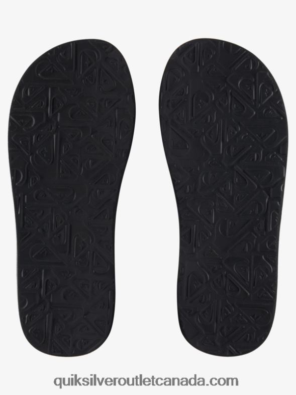 CA Quiksilver Men Lanai Flip-Flops black TX4R21792
