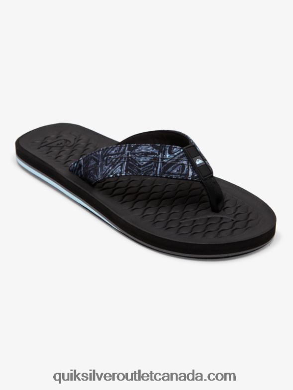 CA Quiksilver Men Lanai Flip-Flops black TX4R21793