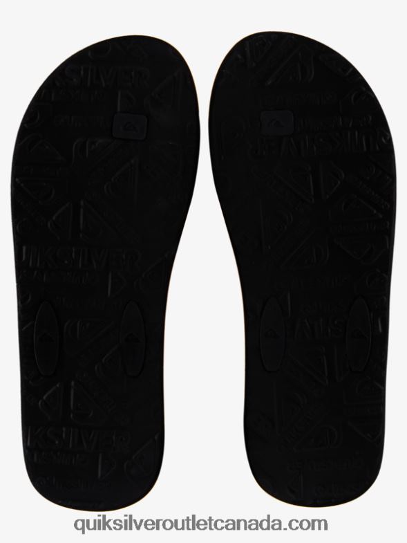 CA Quiksilver Men Lanai Flip-Flops black TX4R21793