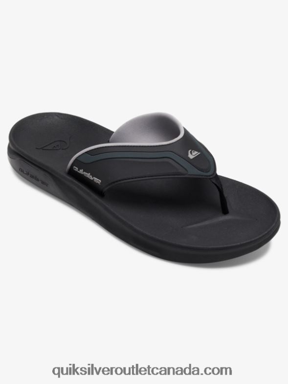 CA Quiksilver Men Mathodic Recovery Sandals black/grey/brown TX4R21082