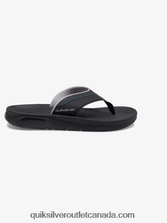 CA Quiksilver Men Mathodic Recovery Sandals black/grey/brown TX4R21082