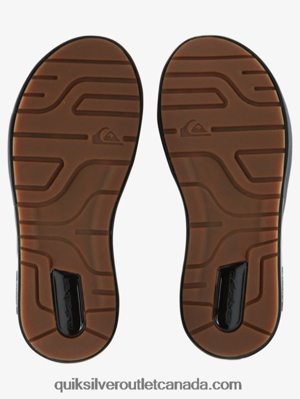 CA Quiksilver Men Mathodic Recovery Slide Sandals black TX4R21257