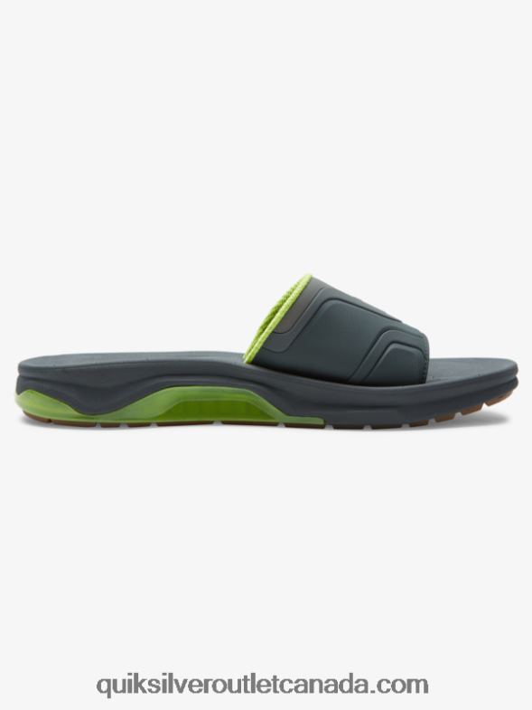 CA Quiksilver Men Mathodic Recovery Slide Sandals grey 1 TX4R21258
