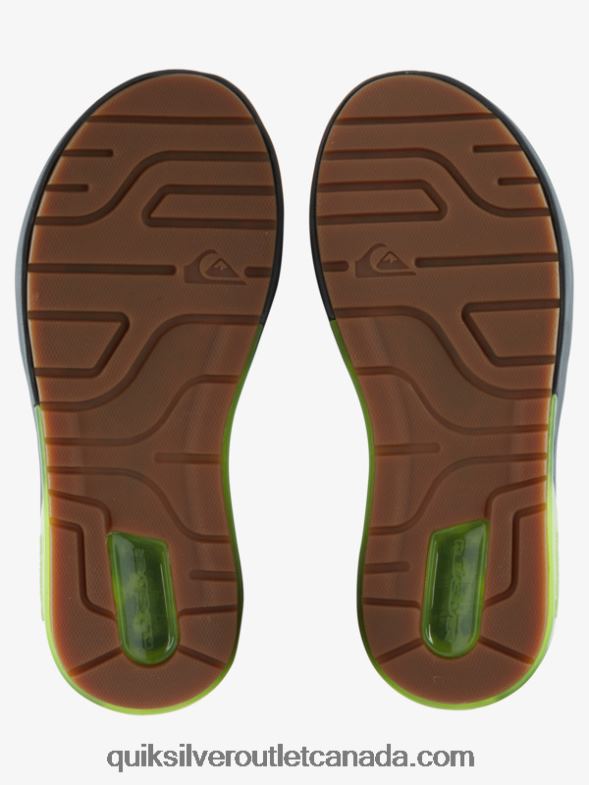 CA Quiksilver Men Mathodic Recovery Slide Sandals grey 1 TX4R21258