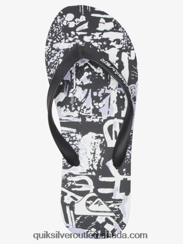 CA Quiksilver Men Molokai Art Flip-Flops black TX4R2520