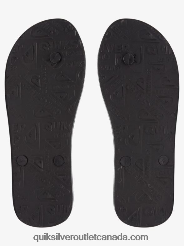 CA Quiksilver Men Molokai Art Flip-Flops black TX4R2526
