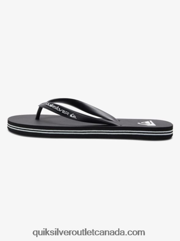 CA Quiksilver Men Molokai Core Flip-Flops black TX4R2592