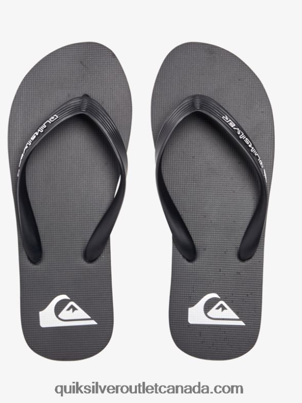 CA Quiksilver Men Molokai Core Flip-Flops black TX4R2592
