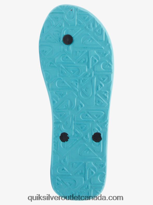 CA Quiksilver Men Molokai Core Flip-Flops grey 4 TX4R2594