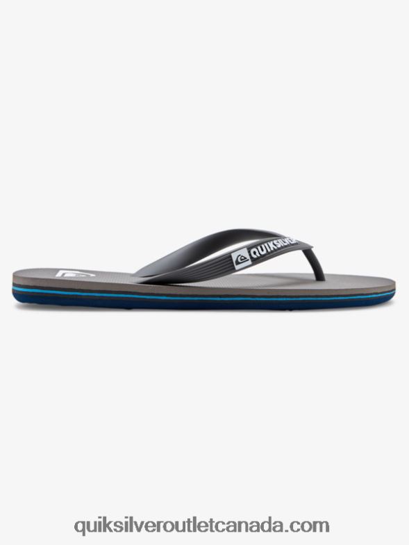 CA Quiksilver Men Molokai Flip-Flops grey 3 TX4R21592