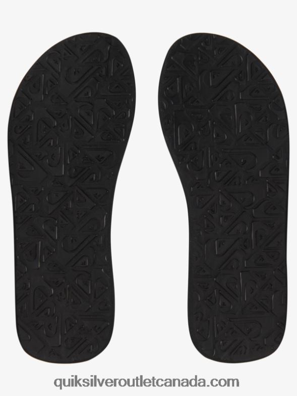 CA Quiksilver Men Molokai Layback Sandals black/green/blue TX4R2496