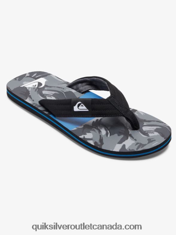 CA Quiksilver Men Molokai Layback Sandals black/grey TX4R2500