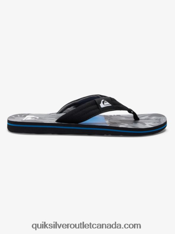 CA Quiksilver Men Molokai Layback Sandals black/grey TX4R2500