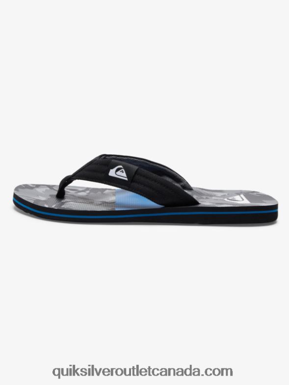 CA Quiksilver Men Molokai Layback Sandals black/grey TX4R2500