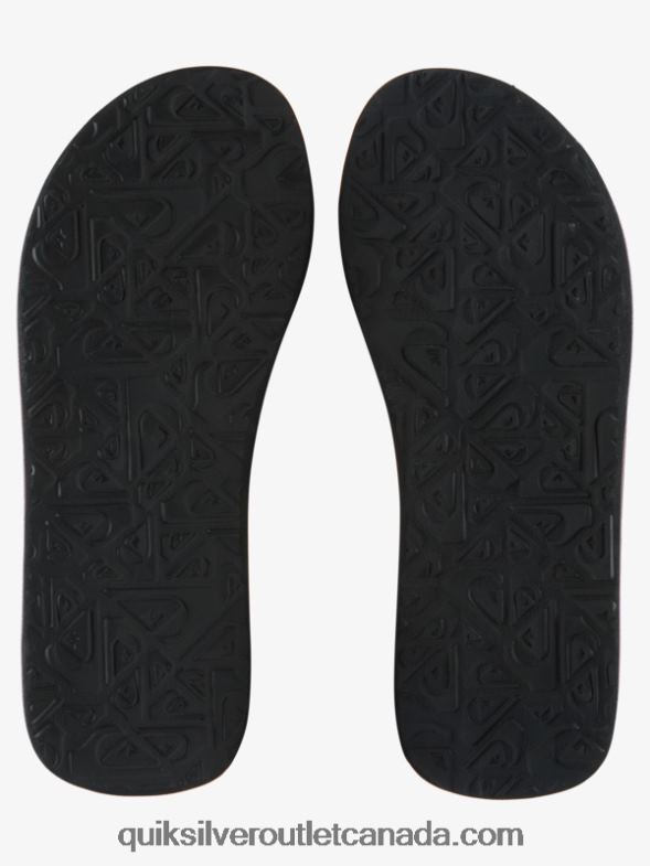 CA Quiksilver Men Molokai Layback Sandals black/orange/grey TX4R2502