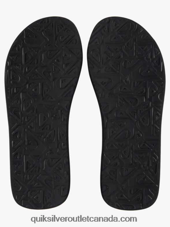 CA Quiksilver Men Molokai Layback Sandals black/white TX4R21249