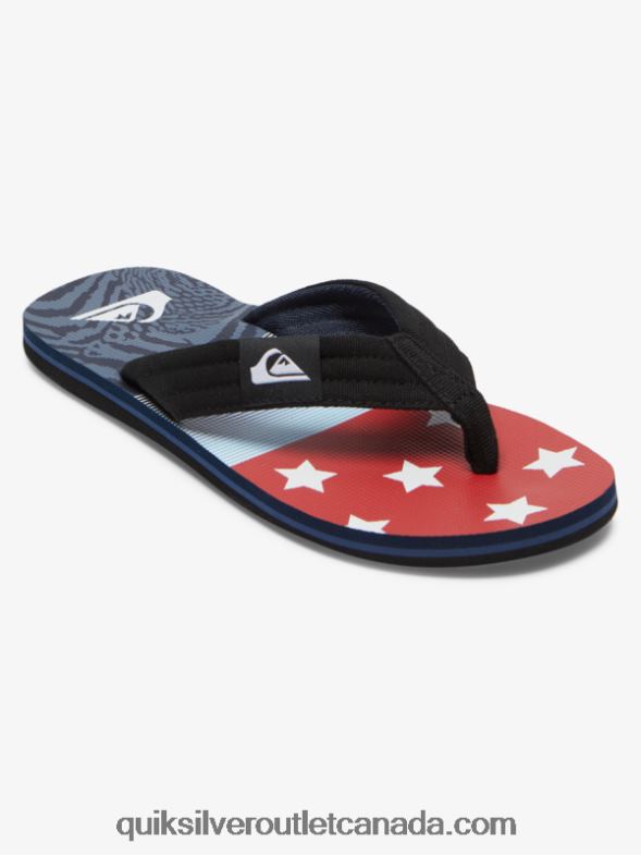 CA Quiksilver Men Molokai Layback Sandals blue 1 TX4R2497