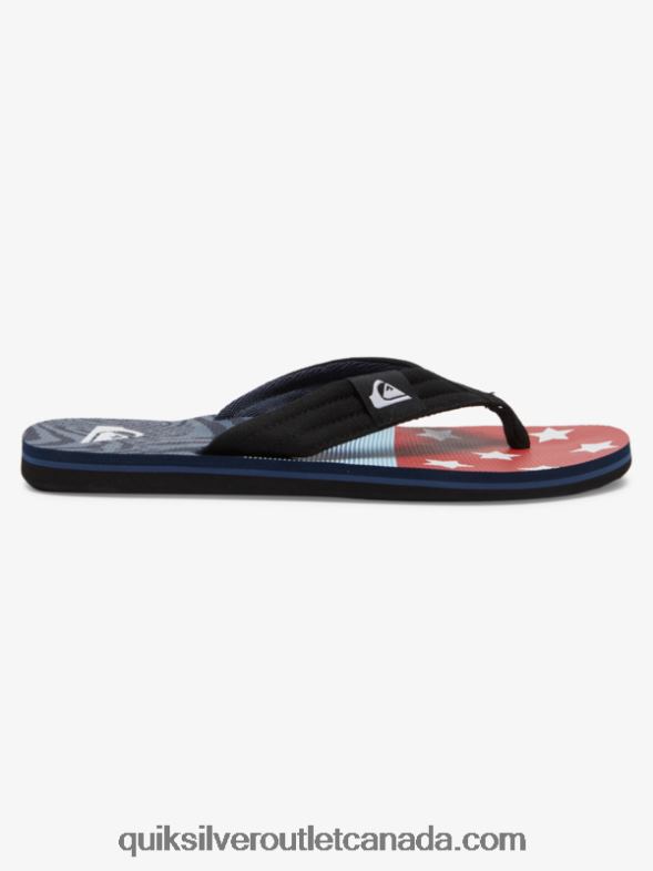 CA Quiksilver Men Molokai Layback Sandals blue 1 TX4R2497