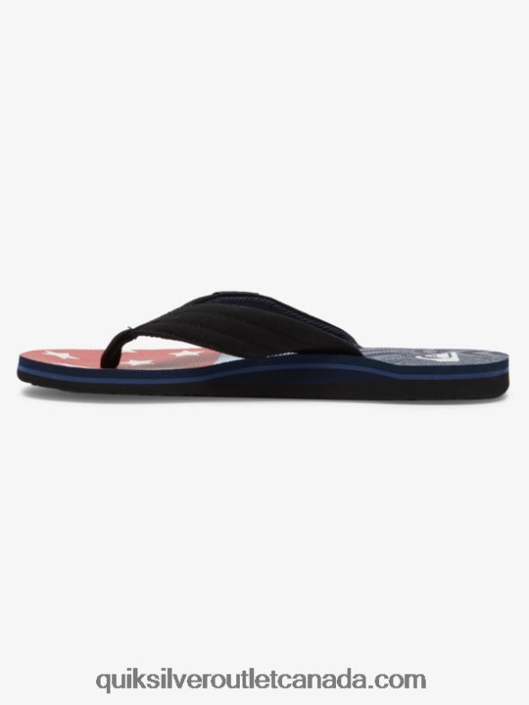 CA Quiksilver Men Molokai Layback Sandals blue 1 TX4R2497
