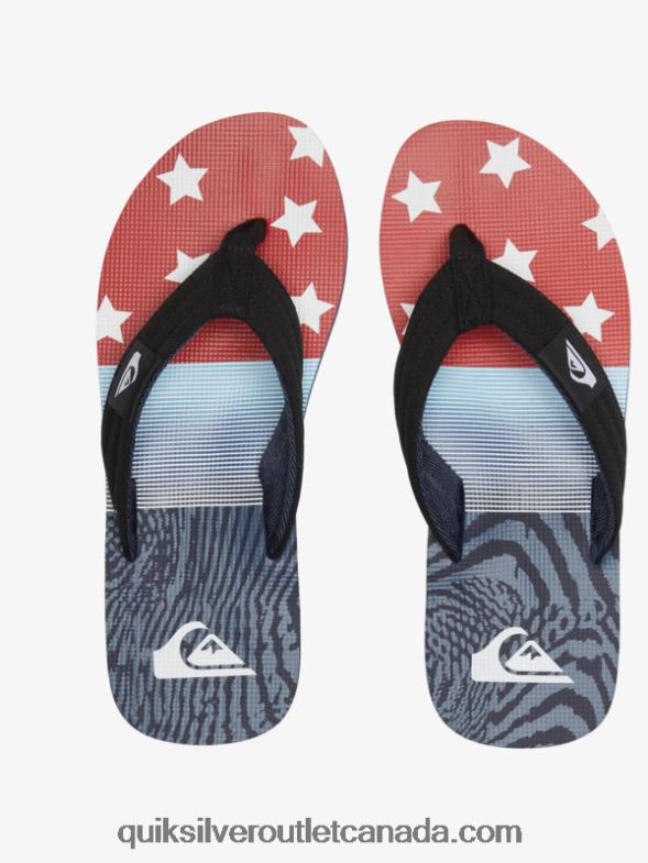 CA Quiksilver Men Molokai Layback Sandals blue 1 TX4R2497