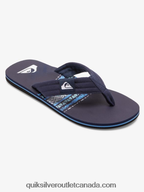 CA Quiksilver Men Molokai Layback Sandals blue 2 TX4R2492
