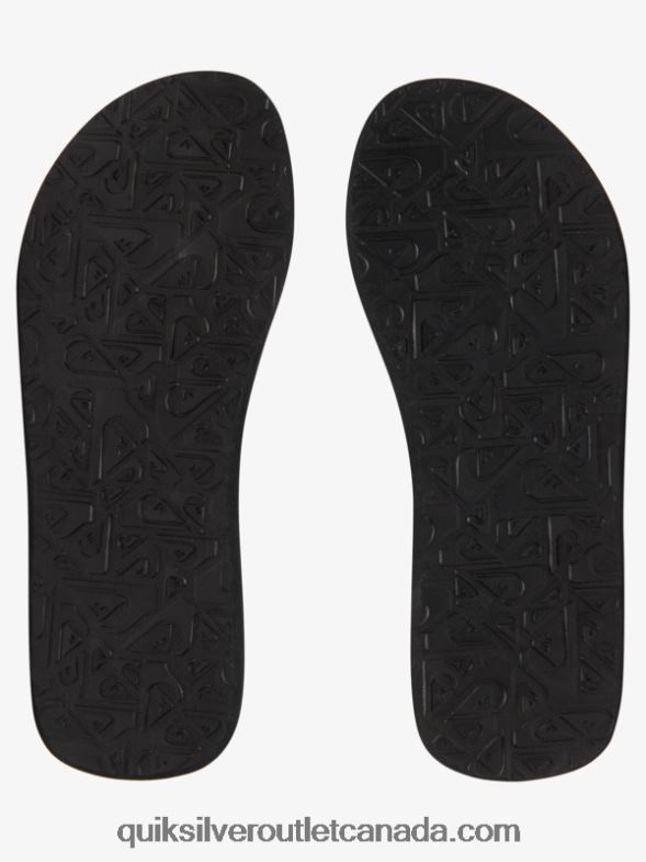 CA Quiksilver Men Molokai Layback Sandals blue/black/yellow TX4R2498